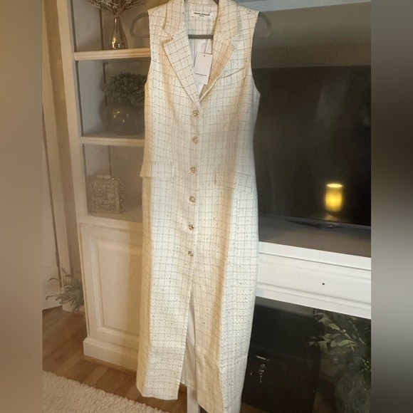 Amanda Uprichard Keanu Maxi Button Front Dress NWT - Picture 3 of 7